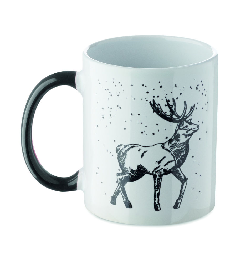 Logotrade reklamprodukter bild: Keramikmugg Julmotiv 300ml
