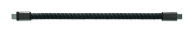 Logotrade reklamprodukter bild: Flätad armband/kabel typ-C