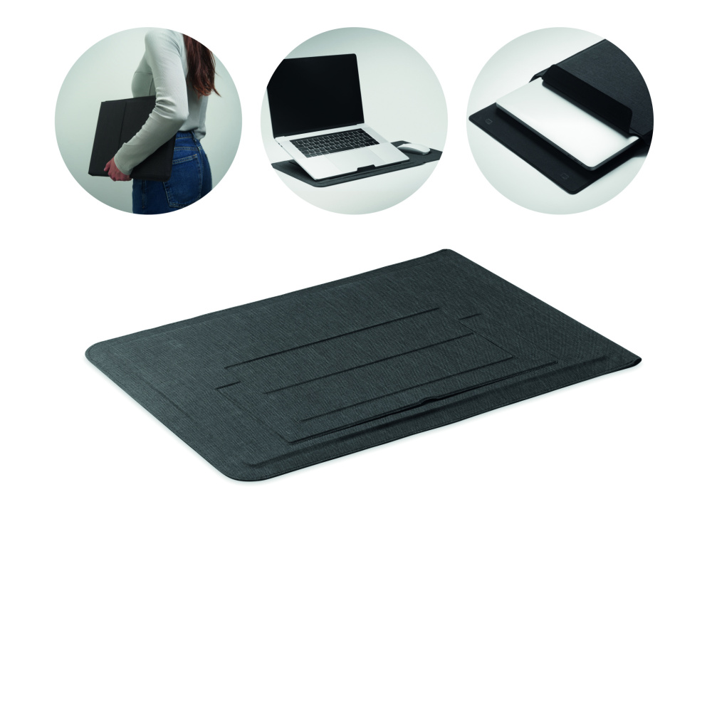 Logotrade profilprodukter bild: 16 tums laptopfodral i filt