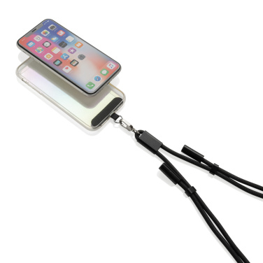 Logotrade profilprodukter bild: LoopAmp RCS RPET justerbar telefonkabel med 60 W kabel