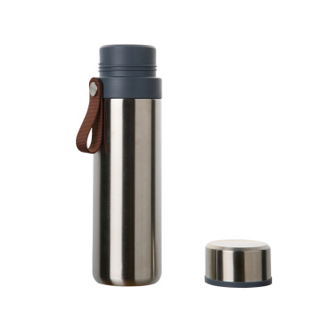 Logotrade kampanjprodukter bild: VINGA Tono RCS termos med dubbla muggar, 750 ML