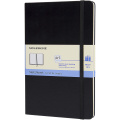 Moleskine stor skissbok för konst, Helsvart