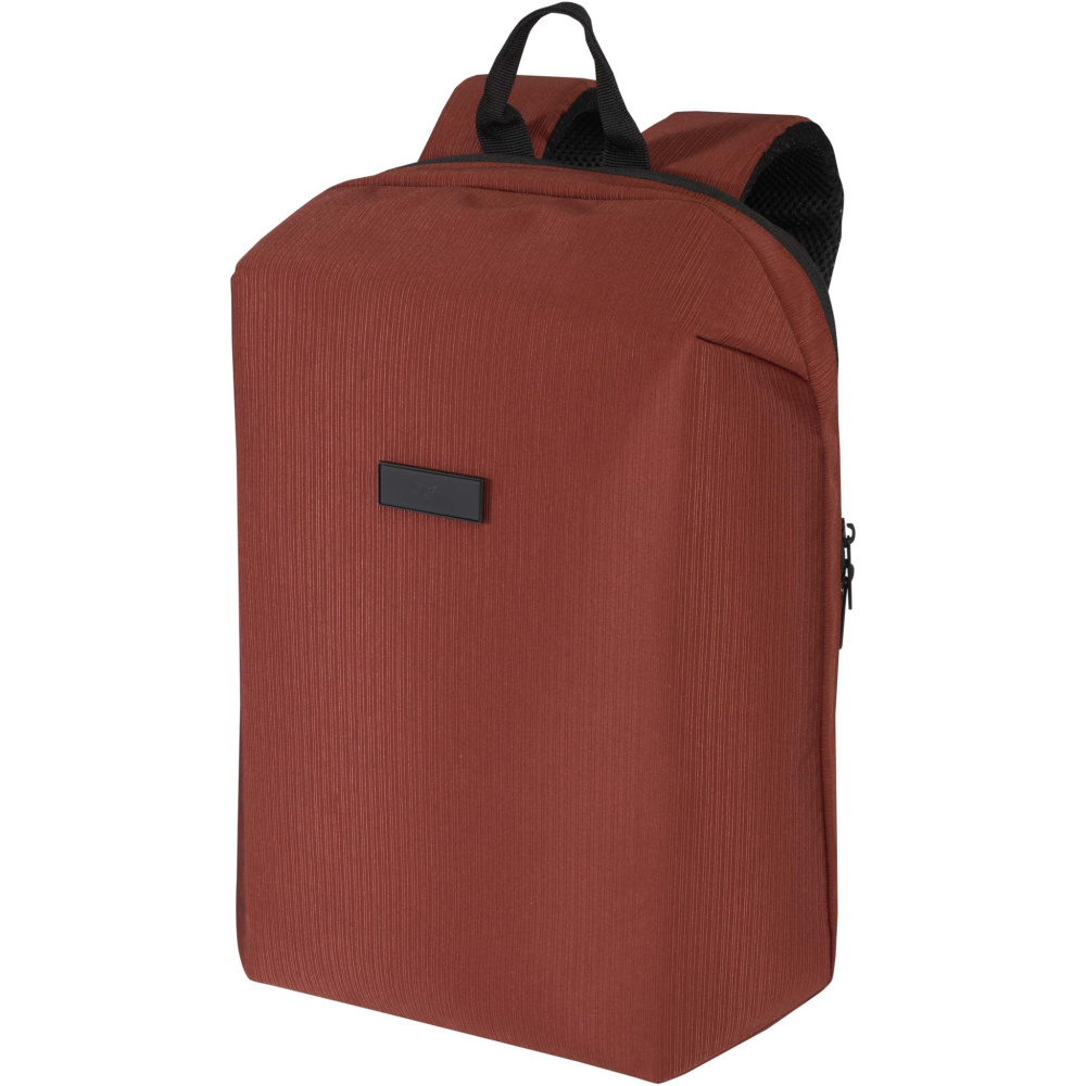 Logotrade reklamprodukter bild: Luma stöldsäker 15 tums laptopväska av återvunna GRS-material, 10 l