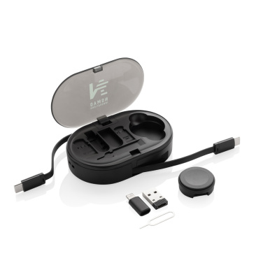 Logotrade presentreklam bild: Chargevix Multifunktionell 60W laddning i RCS återv. plast