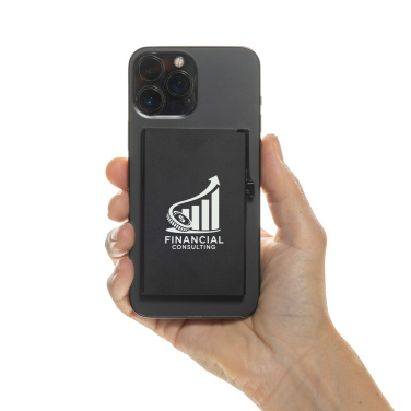 Logotrade presentreklam bild: Standard aluminium RFID magnetiskt kortfodral för mobil