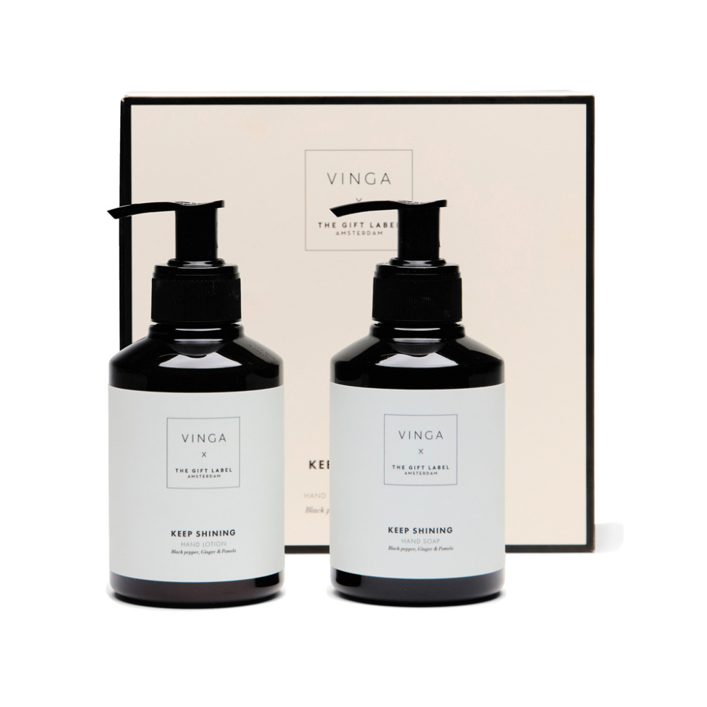 Logotrade kampanjprodukter bild: VINGA x TGL handvård gåvoset